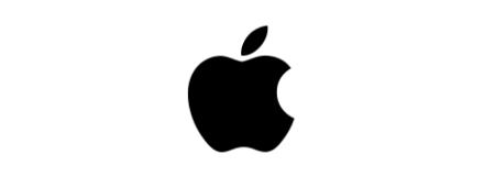 Apple Logo in Black