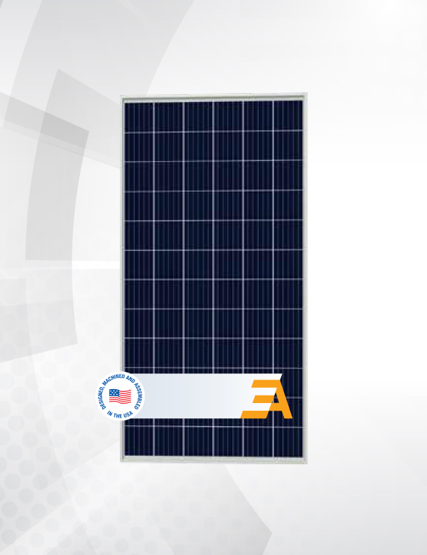 solar panels made by Energy America with power range of 335w-360w