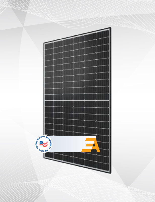 solar panel made by Energy America with power range of 520w-545w