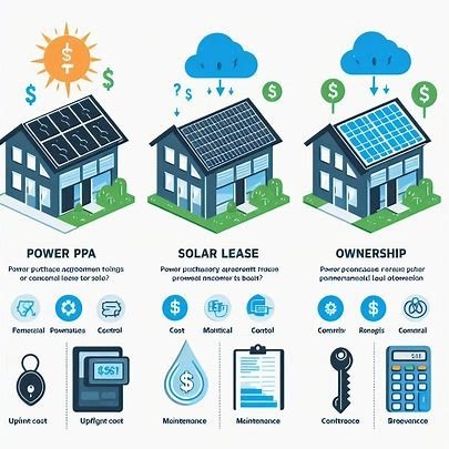 Commercial Solar Financing Options: PPA vs Lease vs Ownership