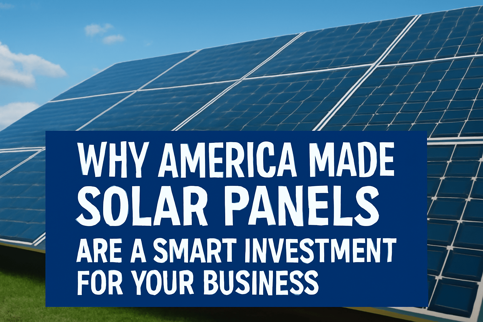 America Made Solar Panels